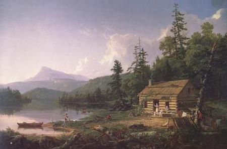 Thomas Cole Home in the Woods (mk13) oil painting picture